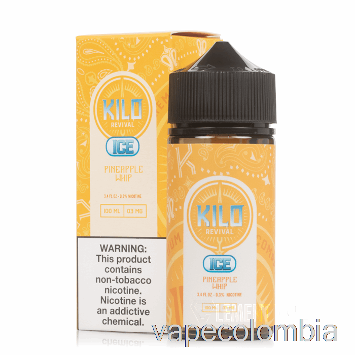 Vape Recargable Ice Piña Látigo - Kilo Revival - 100ml 0mg